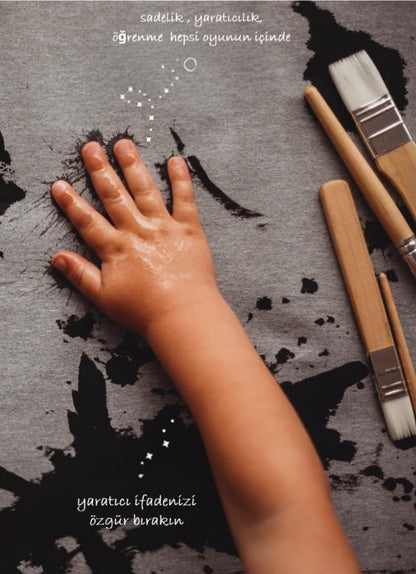 Sihirli Tuval + Fırça Seti: Sadece suyla boyayın!